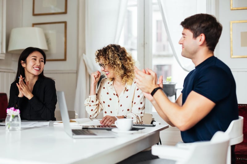 Diverse ondernemers vieren succes