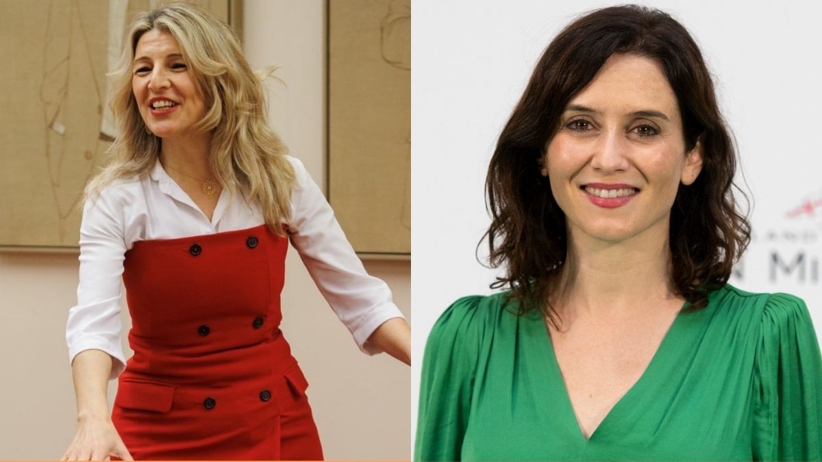 Yolanda Díaz reageert opnieuw op Ayuso over de sluitingstijd van restaurants en de netwerken staan ​​in brand