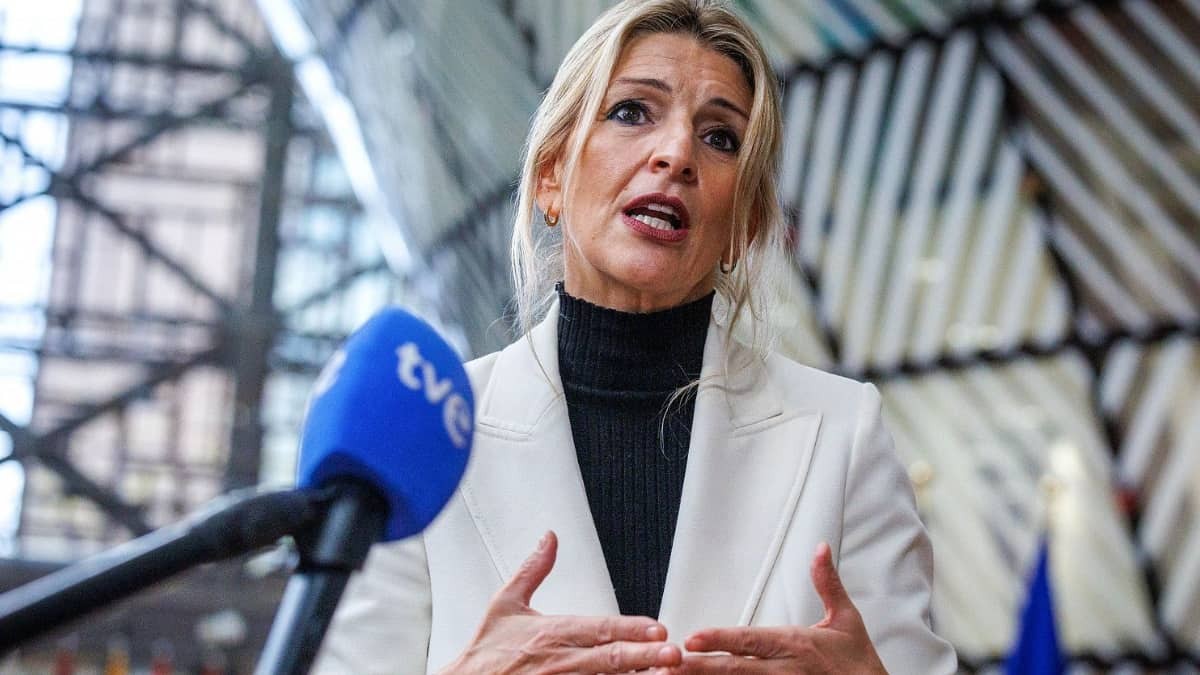 Yolanda Díaz wil een Europese praktijkrichtlijn blokkeren "blad" rechten met steun van negen andere EU-landen
