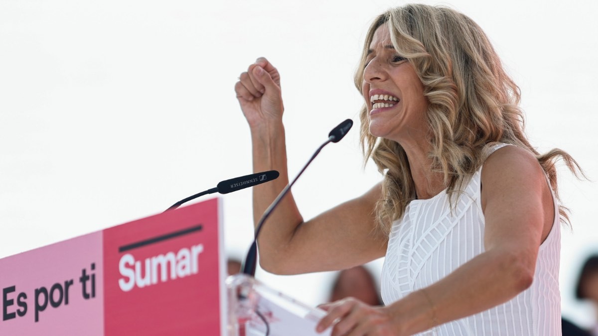 Yolanda Díaz gaat op tournee om haar werktijdverkorting toe te lichten te midden van een ‘botsing’ met de PSOE