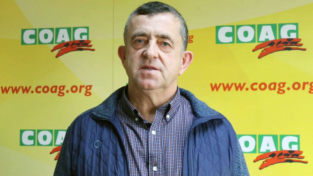 Javier Fatás is lid van de uitvoerende commissie van de coördinator van agrarische en veehouderijorganisaties (COAG)