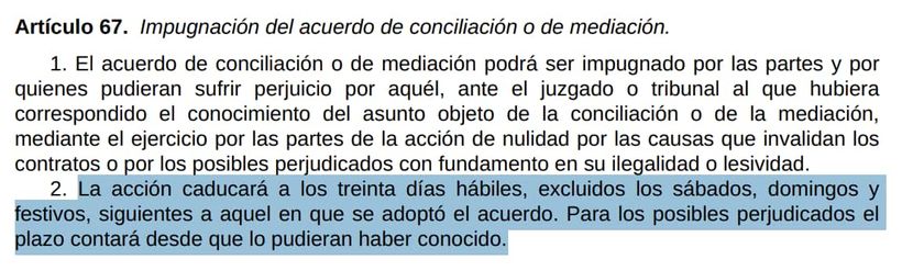 Artikel 67 van de regelgevende wetgeving van sociale jurisdictie