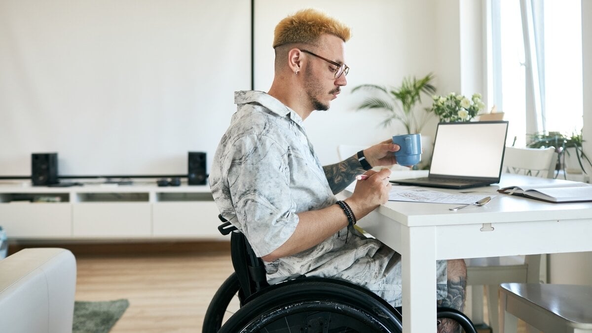 Mensen met een handicap kunnen autonoom zijn en hun voordelen verzamelen, maar er is een kleine afdruk