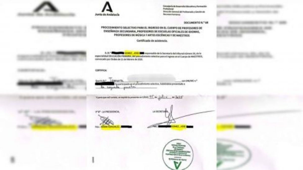 Tamara, tegenstander van een leraar in Andalusië, verontwaardigd over het gebrek aan samenhang van de rechtbank: "Ik vroeg om een rechtvaardiging voor hulp aan mijn hof en ik had 6 fouten"