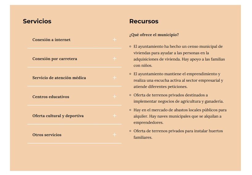 Servicios y Resources de Aroche vastleggen