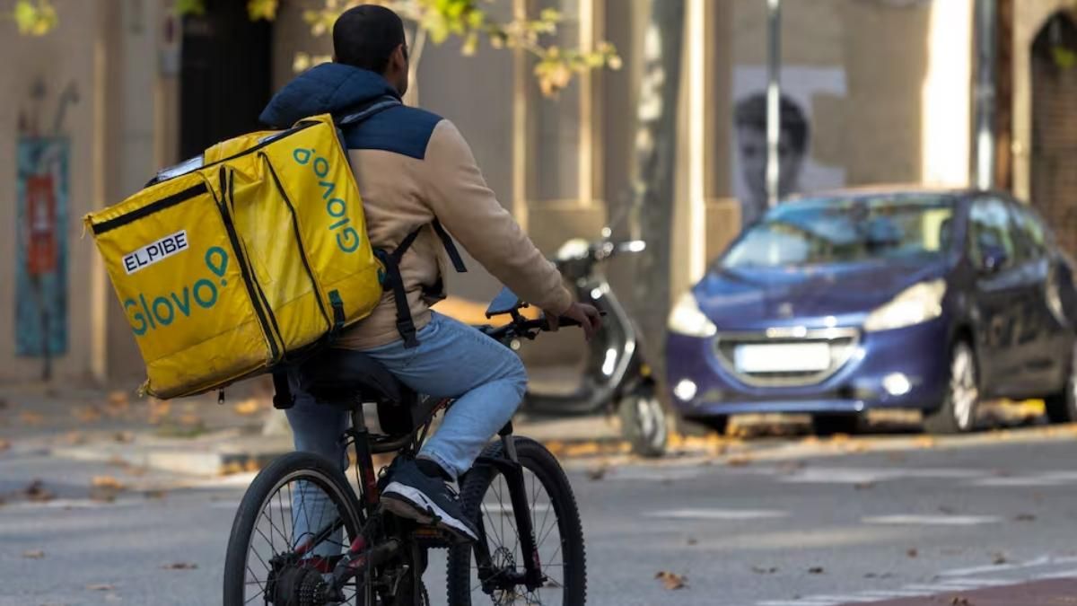 Boete van 847.000 euro naar Glovo voor het gebruik van buitenlandse werknemers zonder toestemming in deze Spaanse stad