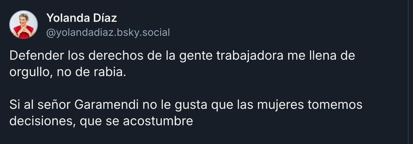 Blusky Yolanda Díaz