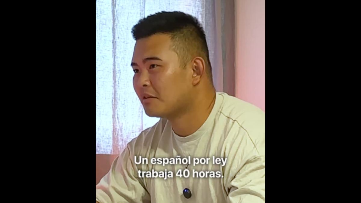 Alejandro Zuhang, atleet, spreekt duidelijk over het werk van de Chinezen: "In de contracten die je niet hebt, hoe veel uren je moet werken, kun je 50 of 20 zijn en als je klaar bent, ga je"