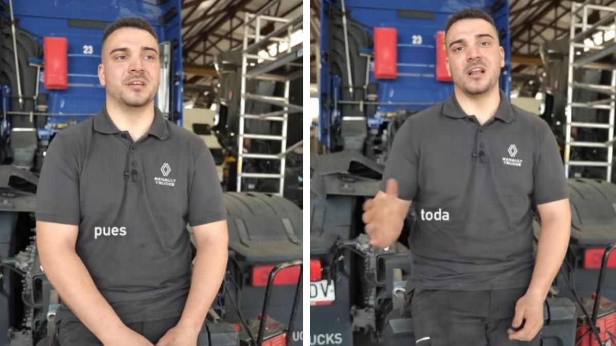 Andrés Butler, Renault Mechanic: "Er is schaarste van mechanica, maar ik moedig u aan om elektromechanica van industrieel voertuig te bestuderen"