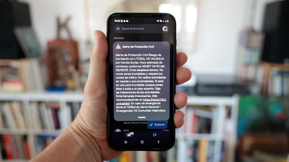 Wat te doen als ik naar mijn werk moet en een melding van de civiele bescherming voor een AEMET -kennisgeving moet ontvangen