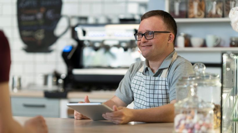 gehandicapte werknemer