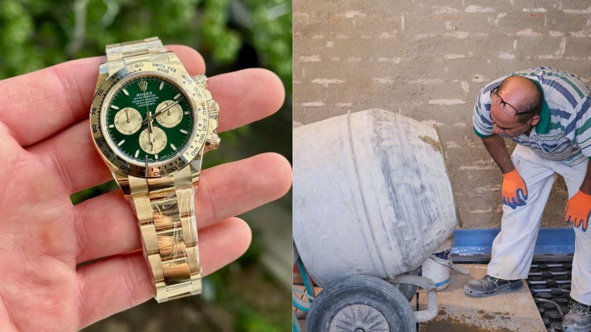 Een metselaar raakt tijdens zijn werk zijn Rolex van 16.000 euro kwijt en eist schadevergoeding van het bedrijf, maar justitie ontkent dit: “hij had hem moeten afpakken”