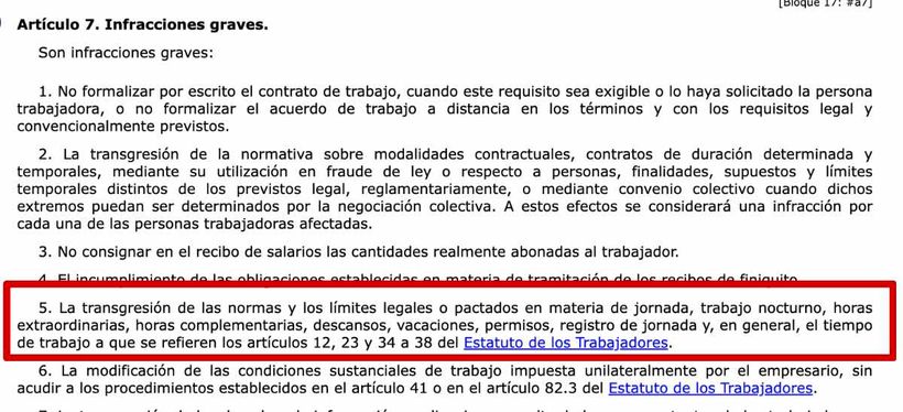 Artikel 7 van de LISOS