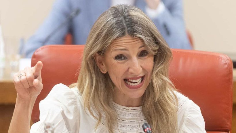 De tweede vice-president en minister van Arbeid en Sociale Economie, Yolanda Díaz