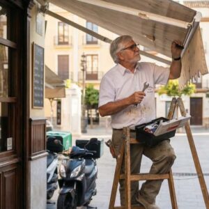 Hij neemt afscheid vanwege angst en stress, hij wordt ontslagen nadat hij is betrapt op het repareren van de luifel van de bar van zijn partner en de rechtbank oordeelt dat het ongepast is met een schadevergoeding van 84.492 euro