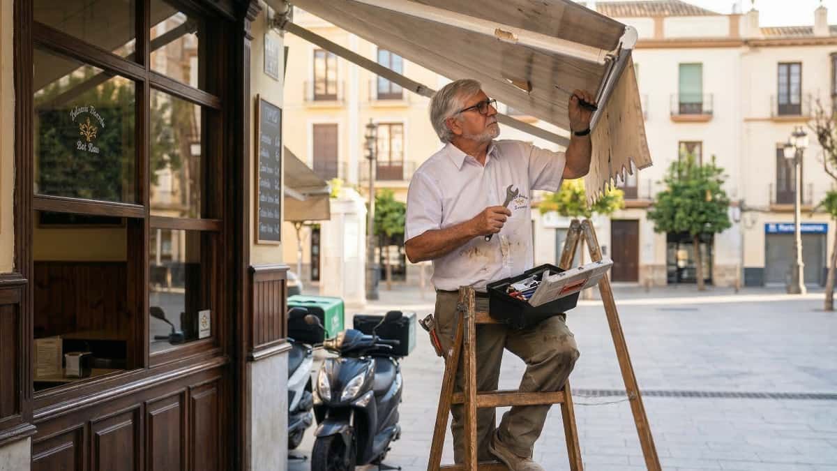 Hij neemt afscheid vanwege angst en stress, hij wordt ontslagen nadat hij is betrapt op het repareren van de luifel van de bar van zijn partner en de rechtbank oordeelt dat het ongepast is met een schadevergoeding van 84.492 euro