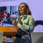 María Jesus Otero, INSST-expert, spreekt helder over de druk op bedrijven: "Er wordt van ons verwacht dat we snel en goed werken, maar het zijn bijna antoniemen"