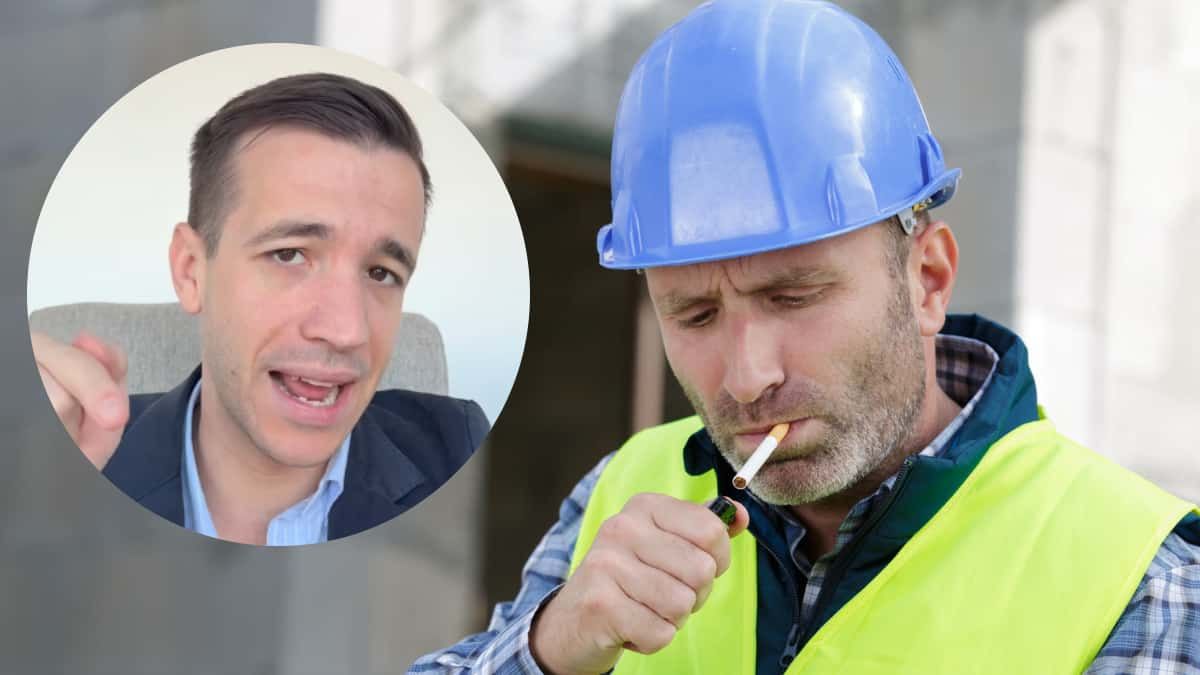 Juanma Lorente, arbeidsjurist: "Als u buiten uw pauze gaat roken, moet u die tijd inhalen, anders kan het bedrijf u sancties opleggen."