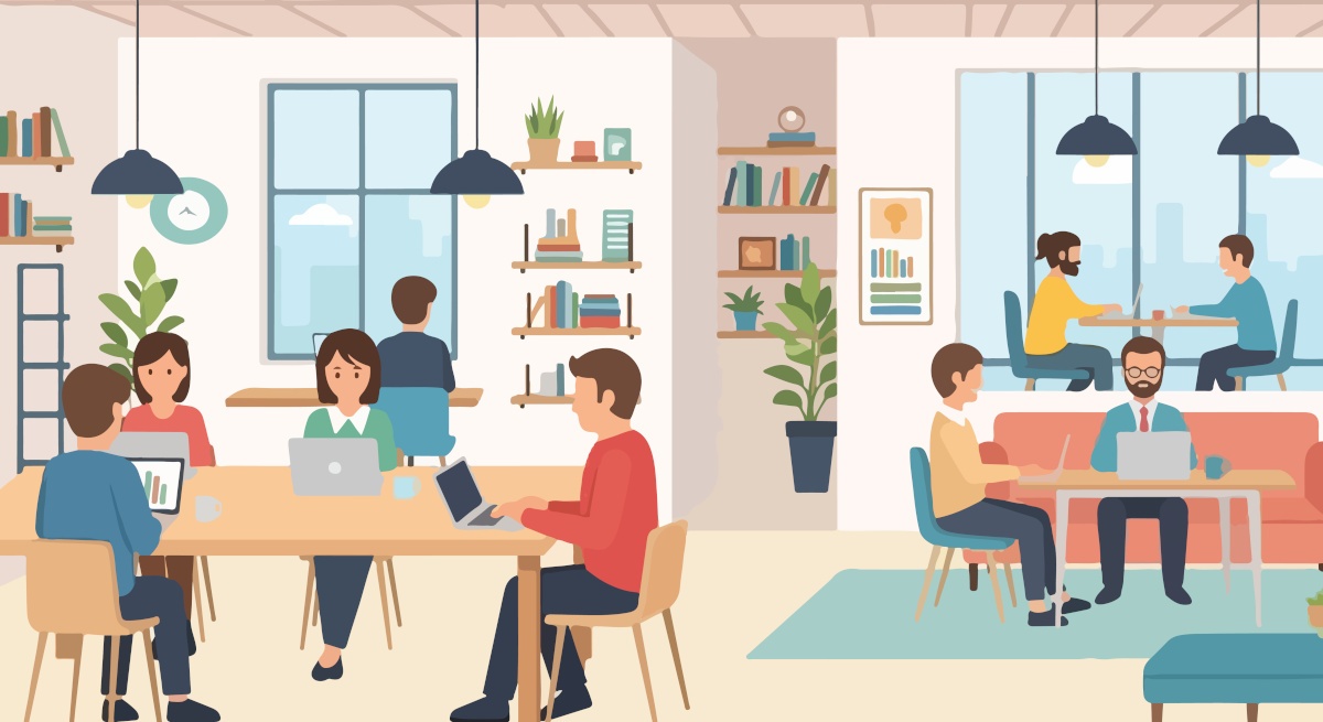 Hoe kunnen we in het tijdperk van flexibel werken het beste uit co-workingruimtes halen?