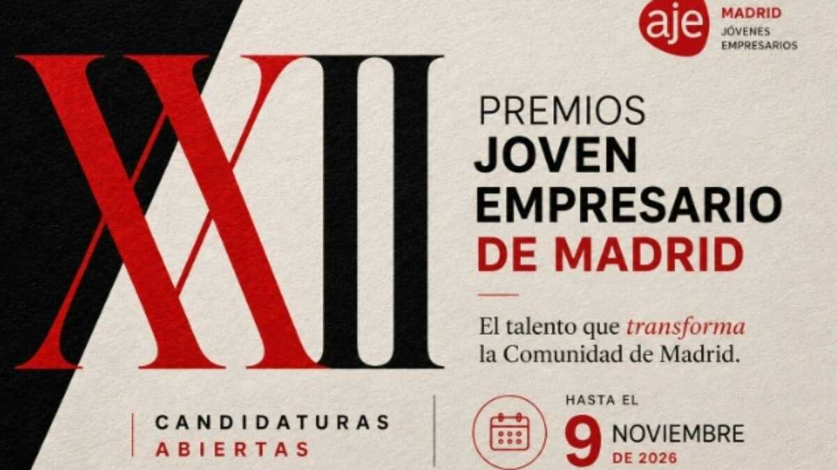 AJE Madrid opent zijn XXIIe oproep voor Young Entrepreneur Awards om ondernemerstalent te erkennen